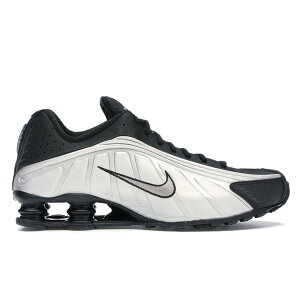 Nike �i�C�L �����Y �X�j�[�J�[ �yNike Shox R4 Black Metallic Silver�z �T�C�Y US_7(25.0cm) Black/Black-Metallic Silver-Bright Crimson