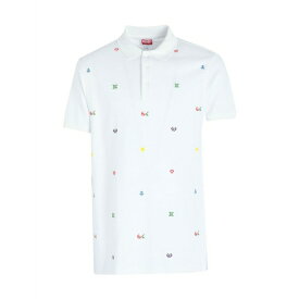 【送料無料】 ケンゾー メンズ ポロシャツ トップス Polo shirts White
