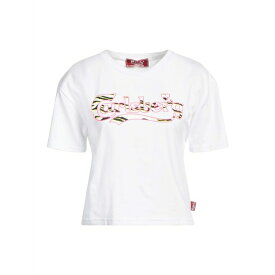 【送料無料】 カールスバーグ レディース Tシャツ トップス T-shirts White