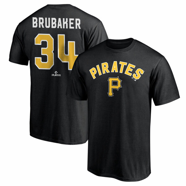 ファナティクス メンズ Tシャツ トップス Pittsburgh Pirates Fanatics Branded Personalized Team Winning Streak Name & Number TShirt Black