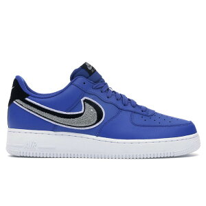 Nike �i�C�L �����Y �X�j�[�J�[ �yNike Air Force 1 Low '07 LV8 Chinelle Swoosh�z �T�C�Y US_8(26.0cm) Game Royal/Wolf Grey/Black