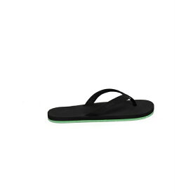 インドソール メンズ スニーカー シューズ Men's Flip Flops Sneaker Sole Lime sole/black