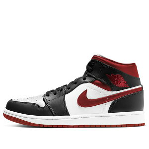 Air Jordan W[_ Y Xj[J[ yAir Jordan 1 Mid 'Black White Gym Red' 554724-122z TCY US_10.5(28.5cm)