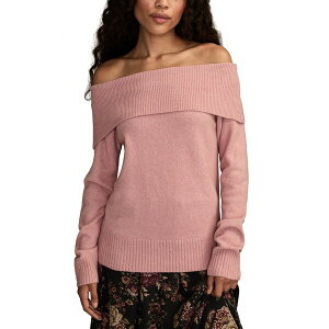 bL[uh fB[X jbg&Z[^[ AE^[ Women's Cloud Off The Shoulder Pull On Sweater Pale Mauve