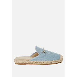 hO fB[X T_ V[Y Midori Denim Slip-On Mules Women Medium blue
