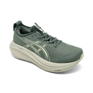 AVbNX fB[X Xj[J[ V[Y Women's GEL-NIMBUS 27 Running Sneakers from Finish Line Blue, Whisper Green