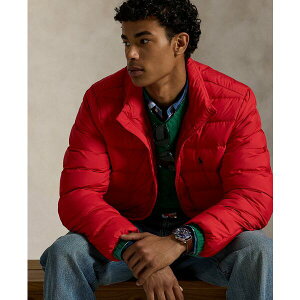 t[ Y WPbgu] AE^[ Men's The Colden Packable Matte Jacket Red