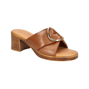 xB[^ fB[X T_ V[Y Women's Chi-Italy Block Heel Sandals Whiskey Leather
