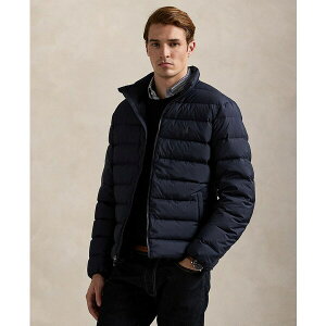 t[ Y WPbgu] AE^[ Men's The Colden Packable Matte Jacket Collection Navy
