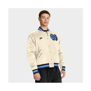 iCL Y WPbgu] AE^[ Men's Tan North Carolina Tar Heels Legacy Full-Snap Bomber Jacket Tan
