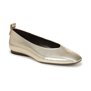 �i�`�����C�U�[ ���f�B�[�X �T���_�� �V���[�Y Carla Square Toe Ballet Flats Light Gold Leather