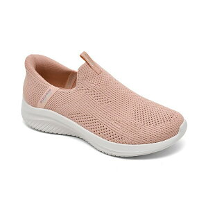 XPb`[Y fB[X Xj[J[ V[Y Women's Slip-Ins: Ultra Flex 3.0 - Breezy Bliss Slip-On Casual Sneakers from Finish Line Peach