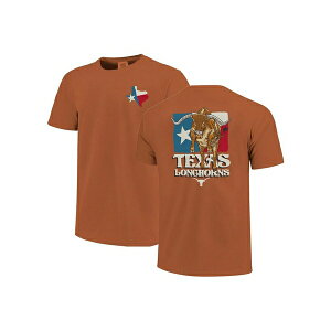 C[W fB[X Jbg\[ gbvX Men's and Women's Burnt Orange Texas Longhorns Hyper Local Bevo State Flag T-Shirt Burnt Orange