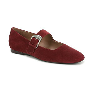 �i�`�����C�U�[ ���f�B�[�X �T���_�� �V���[�Y Women's Cosmic Square Toe Mary Jane Ballet Flats Cranberry Red Suede