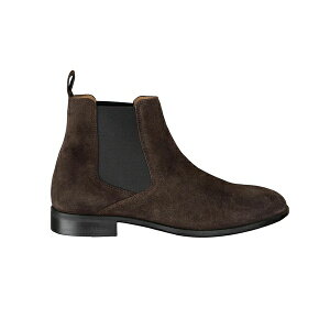 q[S{X Y u[c V[Y Men's Colby Chelsea Round Toe Boots Brown Suede