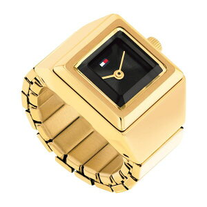 g~[ qtBK[ fB[X rv ANZT[ Women's Quartz Gold Tone Stainless Steel Watch Ring, 15mm Gold