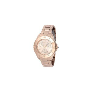 CrN^ fB[X rv ANZT[ Women's 48403 Angel Quartz Chronograph Rose Gold Dial Watch Gold