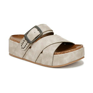 �u���[�t�B�b�V�� �}���u ���f�B�[�X �T���_�� �V���[�Y Women's Iris Platform Slide Sandals Cloud Faux Leather