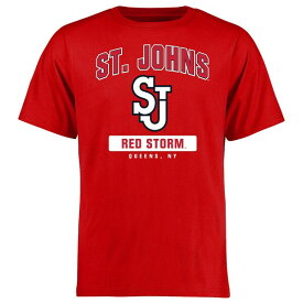 ファナティクス メンズ Tシャツ トップス St. Johns Red Storm Campus Icon TShirt Red