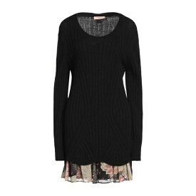 【送料無料】 ツインセット レディース ワンピース トップス Mini dresses Black