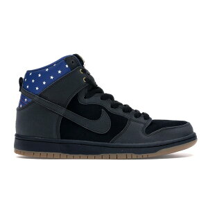 Nike �i�C�L �����Y �X�j�[�J�[ �yNike SB Dunk High Captain America�z �T�C�Y US_8(26.0cm) Black/Black-Dark Royal Blue