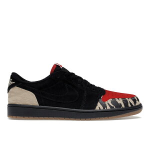 Jordan ジョーダン メンズ スニーカー 【Jordan 1 Retro Low OG SP SoleFly】 サイズ US_9.5(27.5cm) Black/Sport Red/Beige