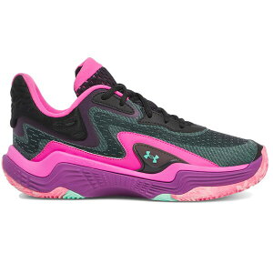 Under Armour A_[A[}[ Y Xj[J[ yUnder Armour Spawn 7 Hoopnoticz TCY US_11(29.0cm) Black/Andromeda Purple/Comet Green