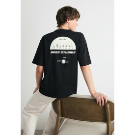 ボス メンズ Tシャツ トップス Print T-shirt - black