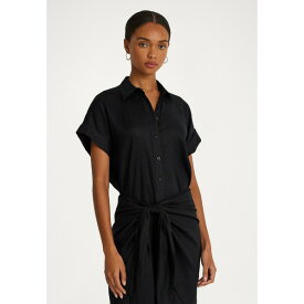 ラルフローレン レディース ワンピース トップス KAYTEAH SHORT SLEEVE DRESS - Shirt dress - black