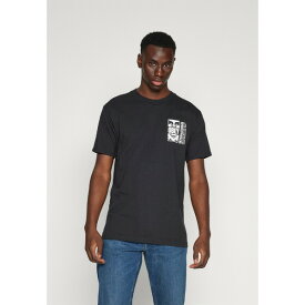 オベイ メンズ Tシャツ トップス ICON SPLIT UNISEX - Print T-shirt - black