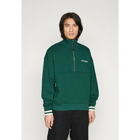 トミー ヒルフィガー メンズ パーカー・スウェットシャツ アウター MONOTYPE HALF ZIP - Sweatshirt - hunter