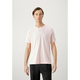 トミー ヒルフィガー メンズ Tシャツ トップス ARCHED TEE - Print T-shirt - pink crystal