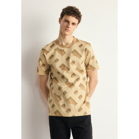 ボス メンズ Tシャツ トップス TIBURT - Print T-shirt - medium beige