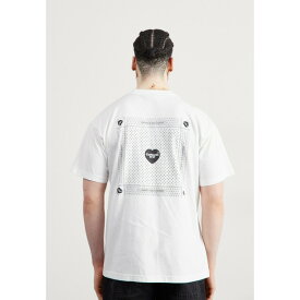 カーハート メンズ Tシャツ トップス HEART BANDANA - Print T-shirt - white/black stone washed