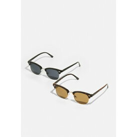 ピア ワン メンズ サングラス・アイウェア アクセサリー 2 PACK - Sunglasses - brown/black