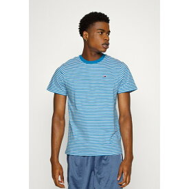 トミーヒルフィガー メンズ Tシャツ トップス CLASSICS STRIPE TEE - Print T-shirt - deep sky blue