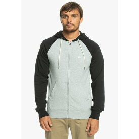 クイックシルバー メンズ パーカー・スウェットシャツ アウター EVERYDAY - Zip-up sweatshirt - light grey heather