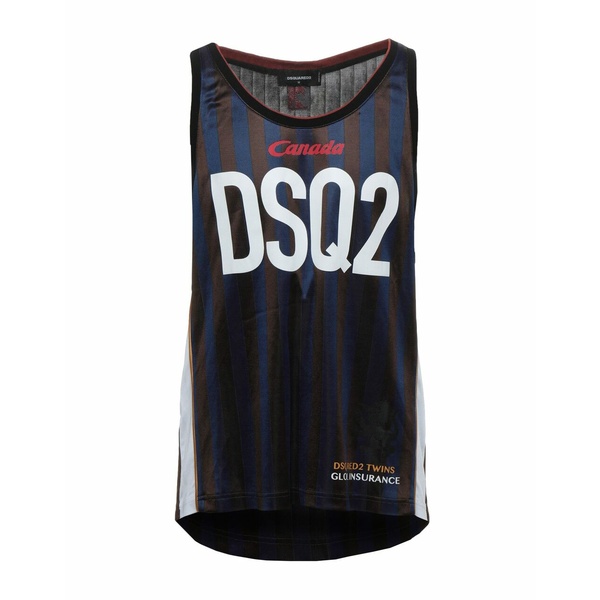 DSQUARED2 ディースクエアード カットソー トップス メンズ Tank tops Cocoa