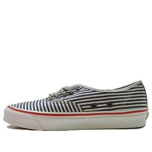 Vans �o���Y �����Y �X�j�[�J�[ �yVans Authentic x Nigel Cabourn 'Black White Red' VN0A5FBDBX91�z �T�C�Y US_9.5(27.5cm)