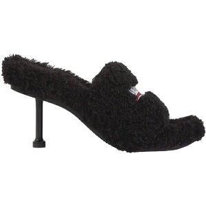 Balenciaga oVAK fB[X Xj[J[ yBalenciaga Furry Sandal M80 Black (Womens)z TCY EU_41(26.5cm) Black/White/Red