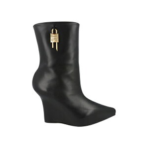 Givenchy WoV[ fB[X Xj[J[ yGivenchy G-Lock Leather Wedge Boots Black (Women's)z TCY EU_36(22.5cm) Black