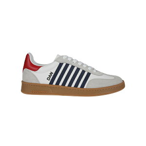 ディースクエアード メンズ スニーカー シューズ Boxer Sneakers Bianco+blu+rosso