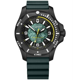 ビクトリノックス レディース 腕時計 アクセサリー Men's I.N.O.X. Professional Diver Blue Green Rubber Strap Watch 45mm Gift Set No Color