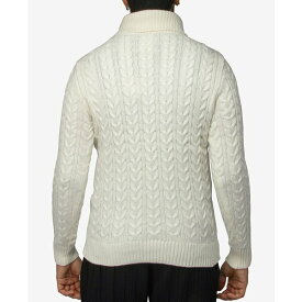 エックスレイ メンズ ニット&セーター アウター Men's Cable Knit Roll Neck Sweater Cream