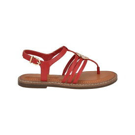 トミー ヒルフィガー レディース サンダル シューズ Women's Brailo Casual Flat Sandals Red