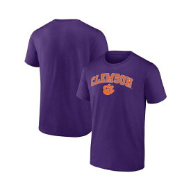 ファナティクス レディース Tシャツ トップス Men's Purple Clemson Tigers Campus T-shirt Purple