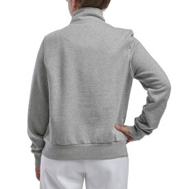 リーボック レディース パーカー・スウェットシャツ アウター Women's Quarter-Zip Fleece Sweatshirt Medium Grey Heather