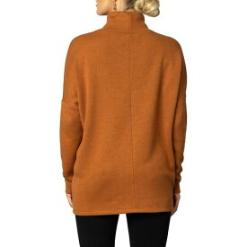 キヨナ レディース ニット&セーター アウター Women's Paris Turtleneck Tunic Sweater Camel