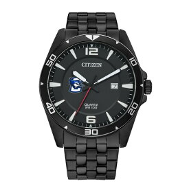 ジャーディン メンズ 腕時計 アクセサリー Creighton Bluejays Citizen Quartz Black Tone Stainless Steel Watch