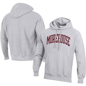 チャンピオン メンズ パーカー・スウェットシャツ アウター Morehouse Maroon Tigers Champion Tall Arch Pullover Hoodie Gray